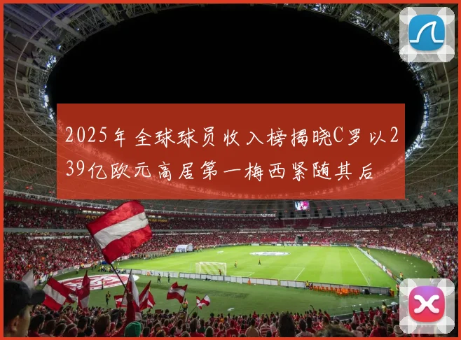2025年全球球员收入榜揭晓C罗以239亿欧元高居第一梅西紧随其后