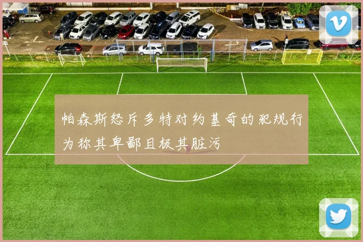 帕森斯怒斥多特对约基奇的犯规行为称其卑鄙且极其脏污