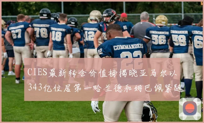 CIES最新转会价值榜揭晓亚马尔以343亿位居第一哈兰德和姆巴佩紧随其后